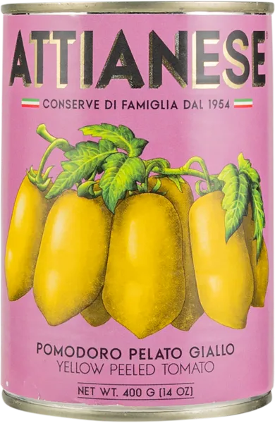 Изображение Томаты целые в томатном соке Аттианезе из Солерно черри желтые Итальянавера ж/б, 400 г
