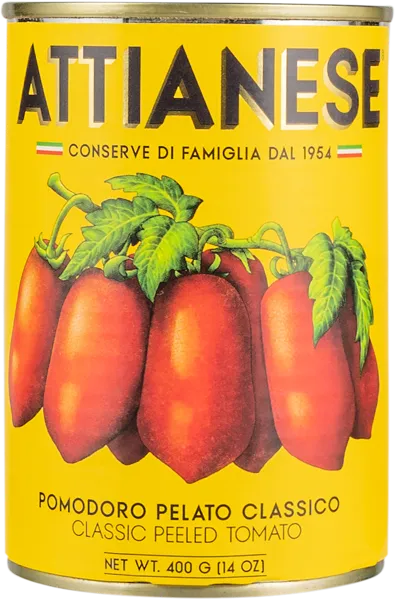 Изображение Томаты целые в томатном соке Аттианезе из Солерно Итальянавера ж/б, 400 г