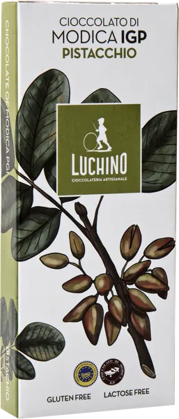 Изображение Шоколад темный 50% Лучино из Модики с фисташкой Лучино кор, 100 г