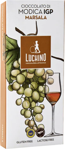 Изображение Шоколад темный 50% Лучино из Модики с вином Марсала Лучино кор, 100 г