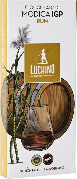 Изображение Шоколад темный 50% Лучино из Модики с ромом Лучино кор, 100 г