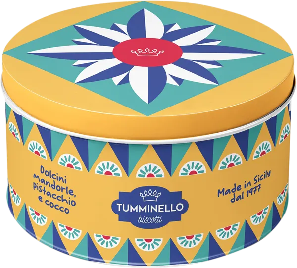 Изображение Печенье ассорти мини Тумминелло фисташка кокос миндаль Тумминелло ж/б, 120 г