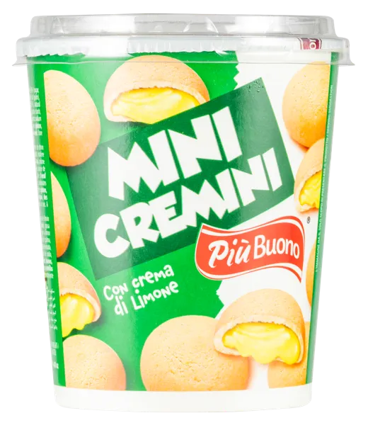 Изображение Печенье мини песочное Пъю буоно с лимонной начинкой Пъю Буоно п/б, 125 г