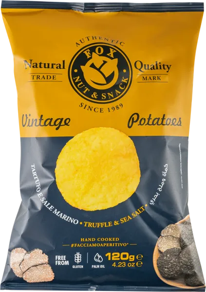 Изображение Чипсы картофельные Фокс из Абруццо трюфель морская соль Фокс м/у, 120 г