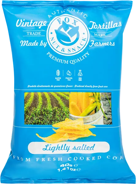 Изображение Чипсы кукурузные Фокс из Абруццо с солью Фокс м/у, 40 г