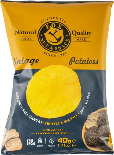 Изображение Чипсы картофельные Фокс из Абруццо морская соль Фокс м/у, 40 г