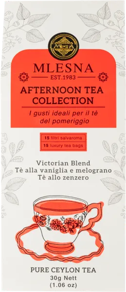 Изображение Чай черный в пакетиках Млесна викторианский монашенский Млесна кор, 15*2 г