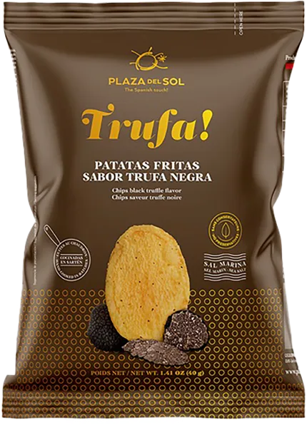 Изображение Чипсы картофельные Плаза дель Соль из Аликанте с черным трюфелем Плаза Дель Соль м/у, 40 г