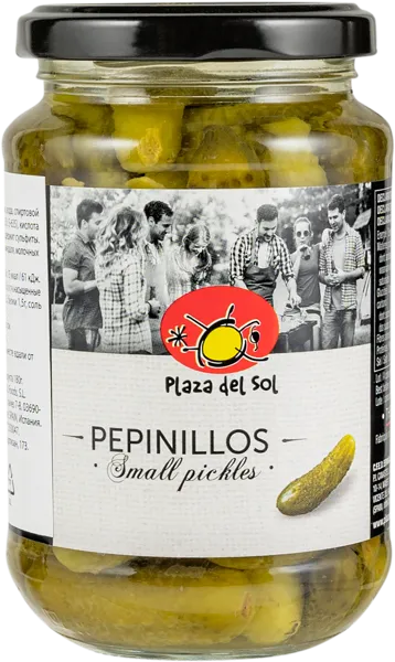 Изображение Корнишоны маринованные Плаза дель Соль из Аликанте Плаза Дель Соль с/б, 350 г