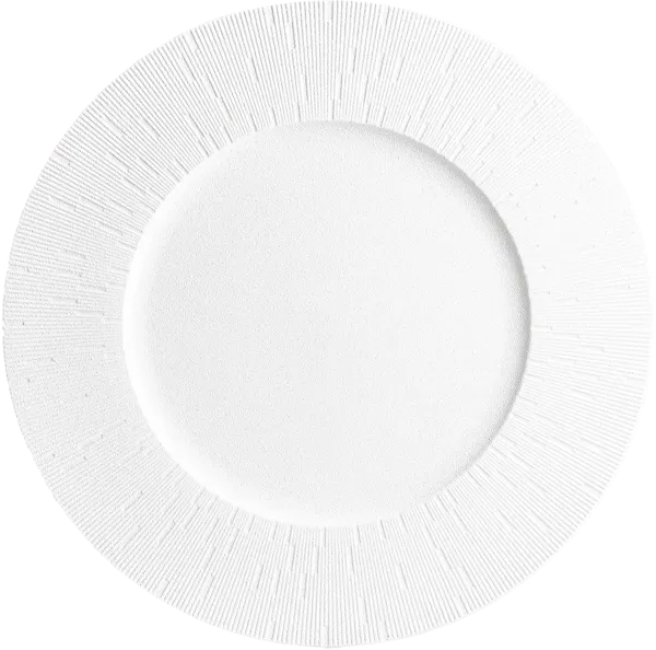 Изображение Тарелка 24,4см обеденная Эспрадо баркод белая фарфор Эспрадо м/у, 1 шт
