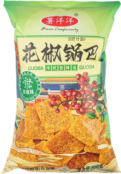 Изображение Чипсы рисовые Шуяньян сычуаньский перец Чжэнчжоу Фуд м/у, 108 г