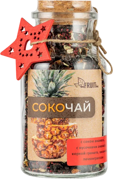 Изображение Чай черный Бифрут ананас вишня гранат лемон Аличе с/б, 65 г