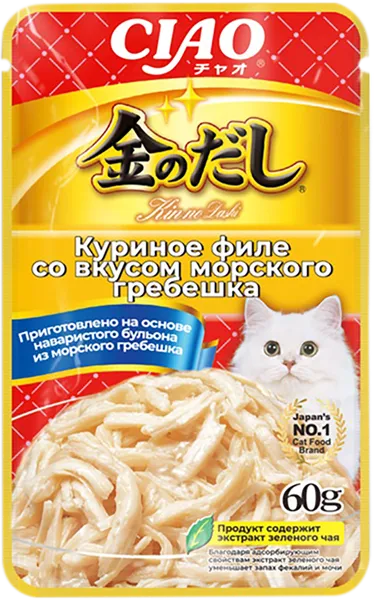 Изображение Корм для кошек Инаба Чао курица морской гребешок Инаба фудз м/у, 60 г