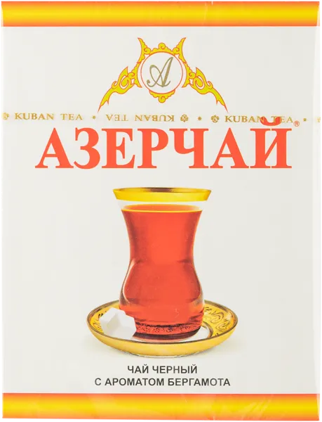 Изображение Чай черный Азерчай бергамот Кубань-Ти кор, 100 г