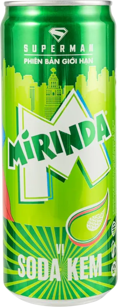 Изображение Напиток газ Миринда крем-сода Пепсико Вьетнам ж/б, 0,32 л