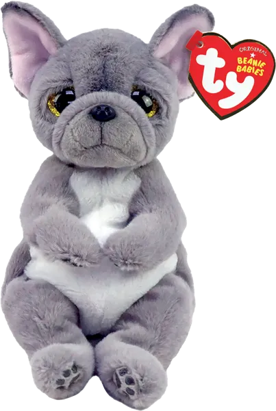 Изображение Мягкая игрушка 15см ТУ бени биллис вильфред серая собачка ТУ Инкорпорейшен , 1 шт