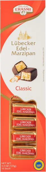 Изображение Конфеты в шоколаде Эрасми классик марципан 36% Эрасми Карстенс кор, 125 г