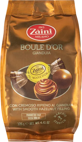 Изображение Конфеты пралине Заини Бул д'ор с кремом джандуйя Луиджи Заини м/у, 125 г