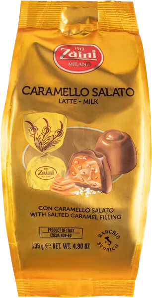 Изображение Конфеты шоколадные Заини пралине соленая карамель Луиджи Заини м/у, 139 г