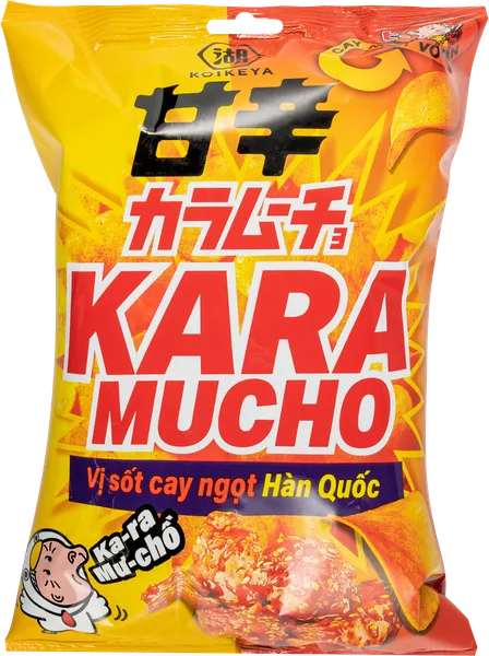 Изображение Чипсы картофельные Карамучо остро-сладкая курица Койкея Вьетнам м/у, 44 г