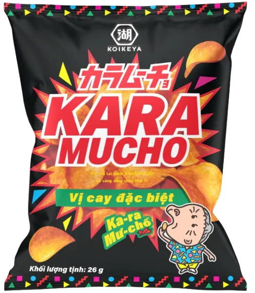 Изображение Чипсы картофельные Карамучо особые пряные Койкея Вьетнам м/у, 44 г