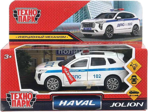Изображение Машина 12см Технопарк хавал джолион полиция Хуада Той к/у, 1 шт