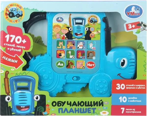 Изображение Игрушка звук Умка планшет синий трактор Шанту Сити к/у, 1 шт