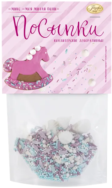 Изображение Посыпка кондитерская Парфэ Моя милая пони Топ Продукт м/у, 50 г