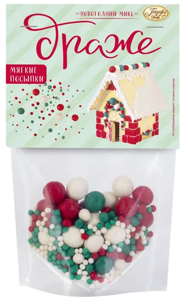 Изображение Посыпка кондитерская Парфэ новогодний микс Топ Продукт м/у, 50 г
