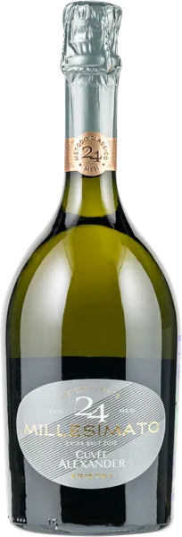 Изображение Вино игристое белое экстра брют Аристов Кюве Александр ЗНМП миллезимато Кубань Вино с/б, 0,75 л
