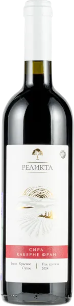 Изображение Вино красное сухое стиль №2 Каберне Фран Сира Реликта КФХ Цветков с/б, 0,75 л