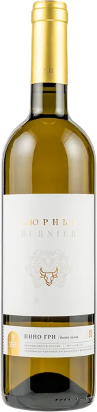Изображение Вино белое сухое стиль №2 Пино Гри ЗГУ бюрнье Гранд Вино с/б, 0,75 л