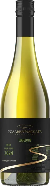 Изображение Вино белое сухое Шардоне соло 2024 Усадьба Маскага с/б, 0,75 л