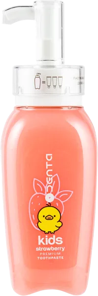 Изображение Зубная паста детская Одента клубника СОАО ПКФ Модум - наша косметика п/у, 200 мл