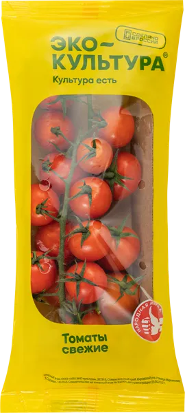 Изображение Овощ на ветке Эко-культура томат черри красный Эко-Культура флоупак, 200 г