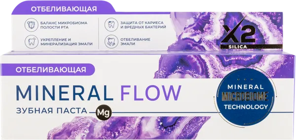 Изображение Зубная паста Пиэс лаб минерал флоу отбеливающая Пи Эс Лаб к/у, 100 мл