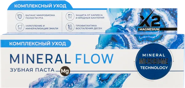 Изображение Зубная паста Пиэс лаб минерал флоу комплексный уход Пи Эс Лаб к/у, 100 мл