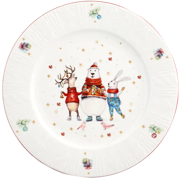 Изображение Тарелка 26,5см обеденная Лефард зимняя история фарфор Лефард , 2 шт