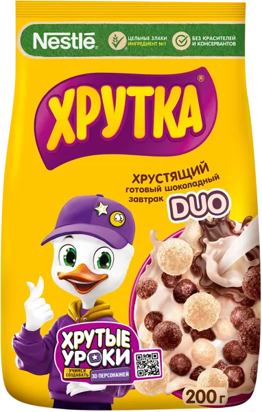 Изображение Готовый завтрак Хрутка Дуо шарики Сириал Партнерс Рус м/у, 200 г