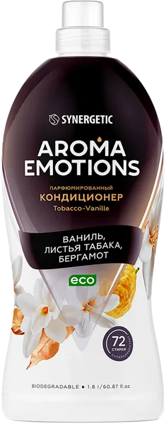Изображение Кондиционер для белья Синергетик БИО табак ваниль Синергетик п/у, 1,8 л