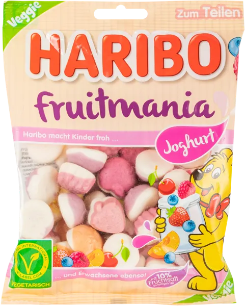 Изображение Мармелад жевательный Харибо фрутомания йогурт Харибо м/у, 160 г