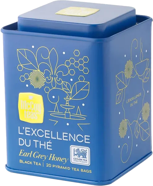 Изображение Чай черный в пирамидках Маккой медовый эрл грей Маккой Цейлон ж/б, 20*2 г