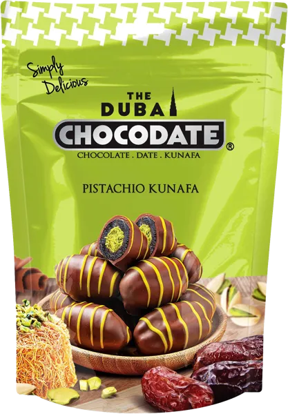 Изображение Конфеты в шоколаде Чокодэйт дубайский финики с фисташкой Нотис Глобал Трейдинг м/у, 90 г