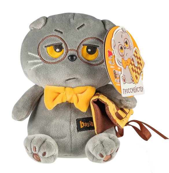 Изображение Мягкая игрушка 16см эмоции Будибаса басик гроссмейстер МПП ООО к/у, 1 шт
