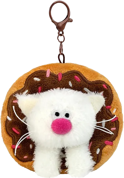 Изображение Брелок для ключей Будибаса кофейные коты молоко МПП ООО , 1 шт