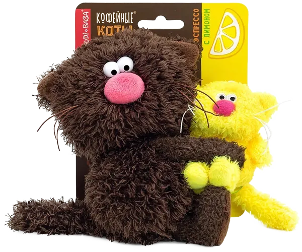 Изображение Мягкая игрушка 12см Будибаса десерт эспрессо с лимоном МПП ООО к/у, 1 шт