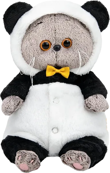 Изображение Мягкая игрушка 20см Будибаса басик бейби в кигуруми панда МПП ООО к/у, 1 шт