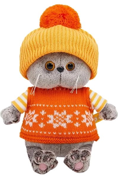 Изображение Мягкая игрушка 20см Будибаса басик бейби в жилете МПП ООО к/у, 1 шт