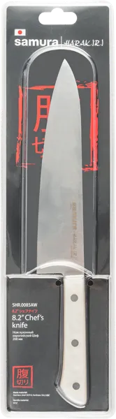 Изображение Нож 32,8см шеф Самура харакири белый Самура п/у, 1 шт