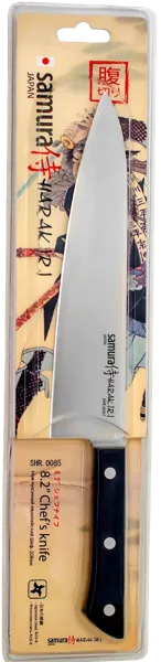 Изображение Нож 32,8см шеф Самура харакири черный Самура п/у, 1 шт